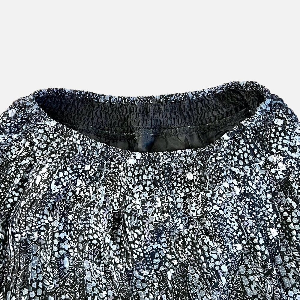 Mosaic Womens Size M Two-Piece Vintage Y2K Set Top & Pleated Maxi Skirt VGUC - Picture 15 of 16